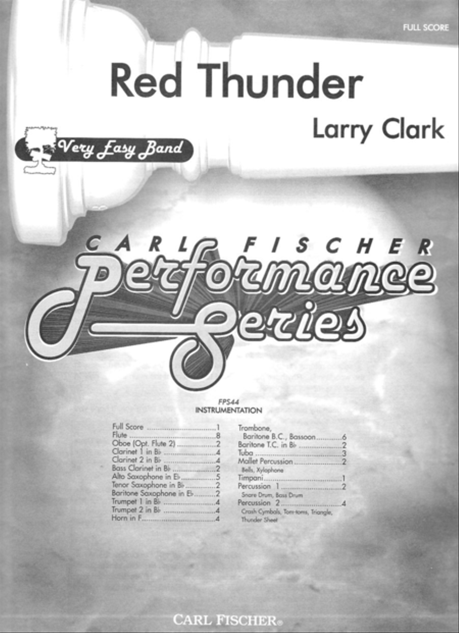 Red Thunder Concert Band scores gallery preview page 1