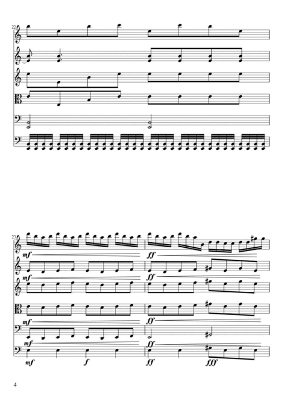 Procella Multae Motionis Procella Multae Motionis String Orchestra scores gallery preview page 4