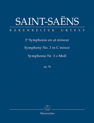 Book cover for Symphony no. 3 in C minor, op. 78