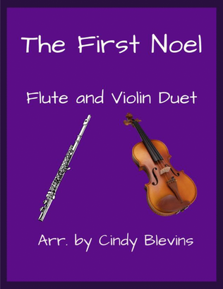 Book cover for The First Noel, for Flute and Violin
