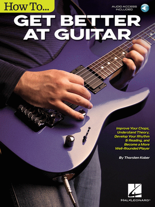 Book cover for How to Get Better at Guitar