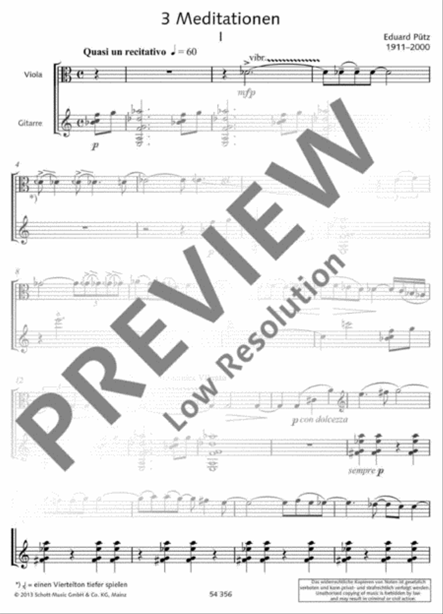 3 Meditations Viola scores gallery preview page 21