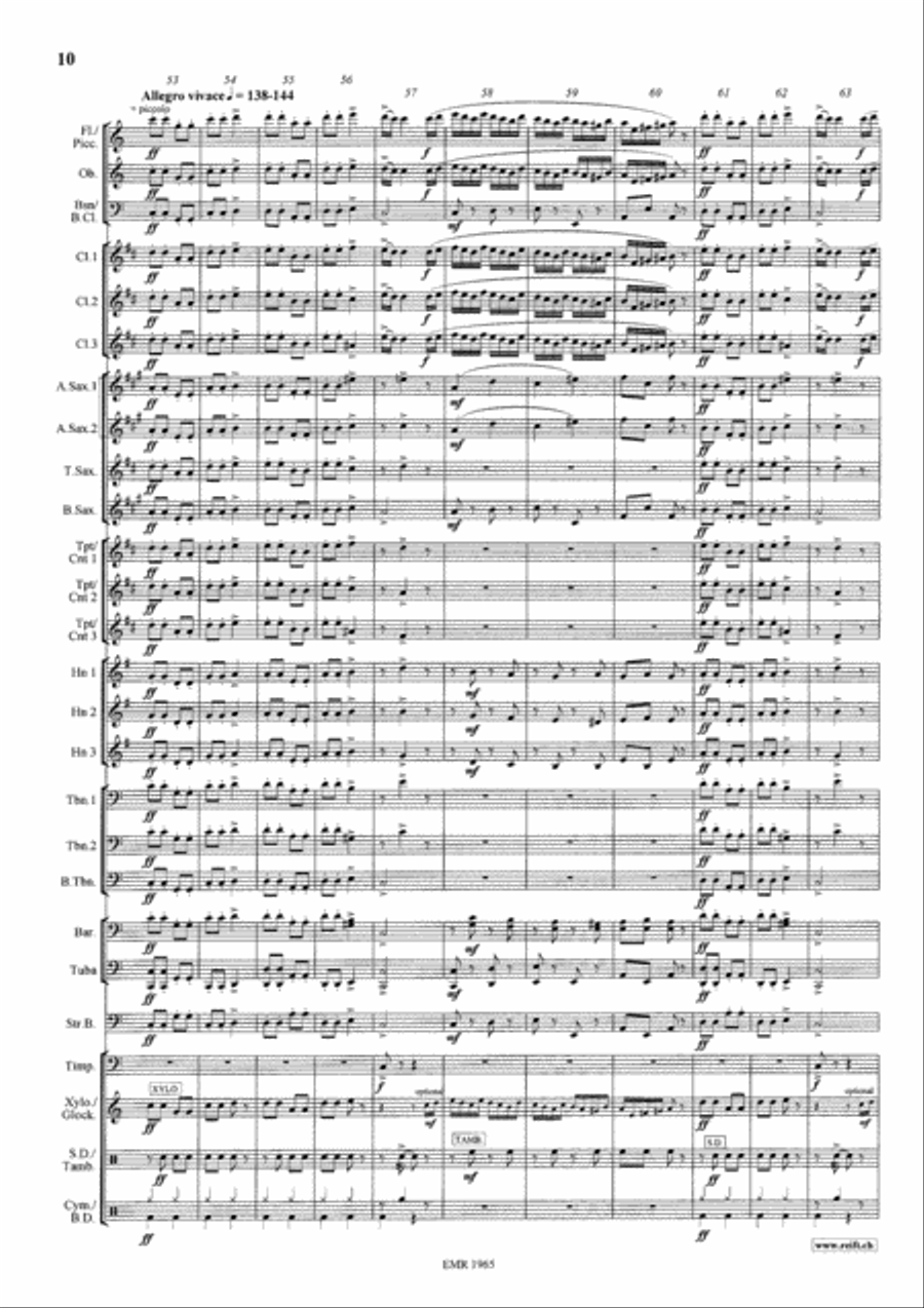 Gipsy Fantasy Gipsy Fantasy Concert Band scores gallery preview page 11