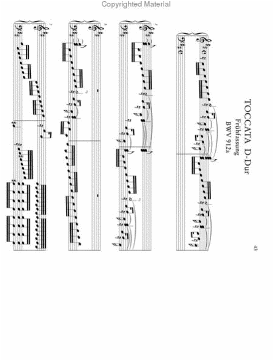 Toccatas, BWV 910-916 Chamber Music scores gallery preview page 5