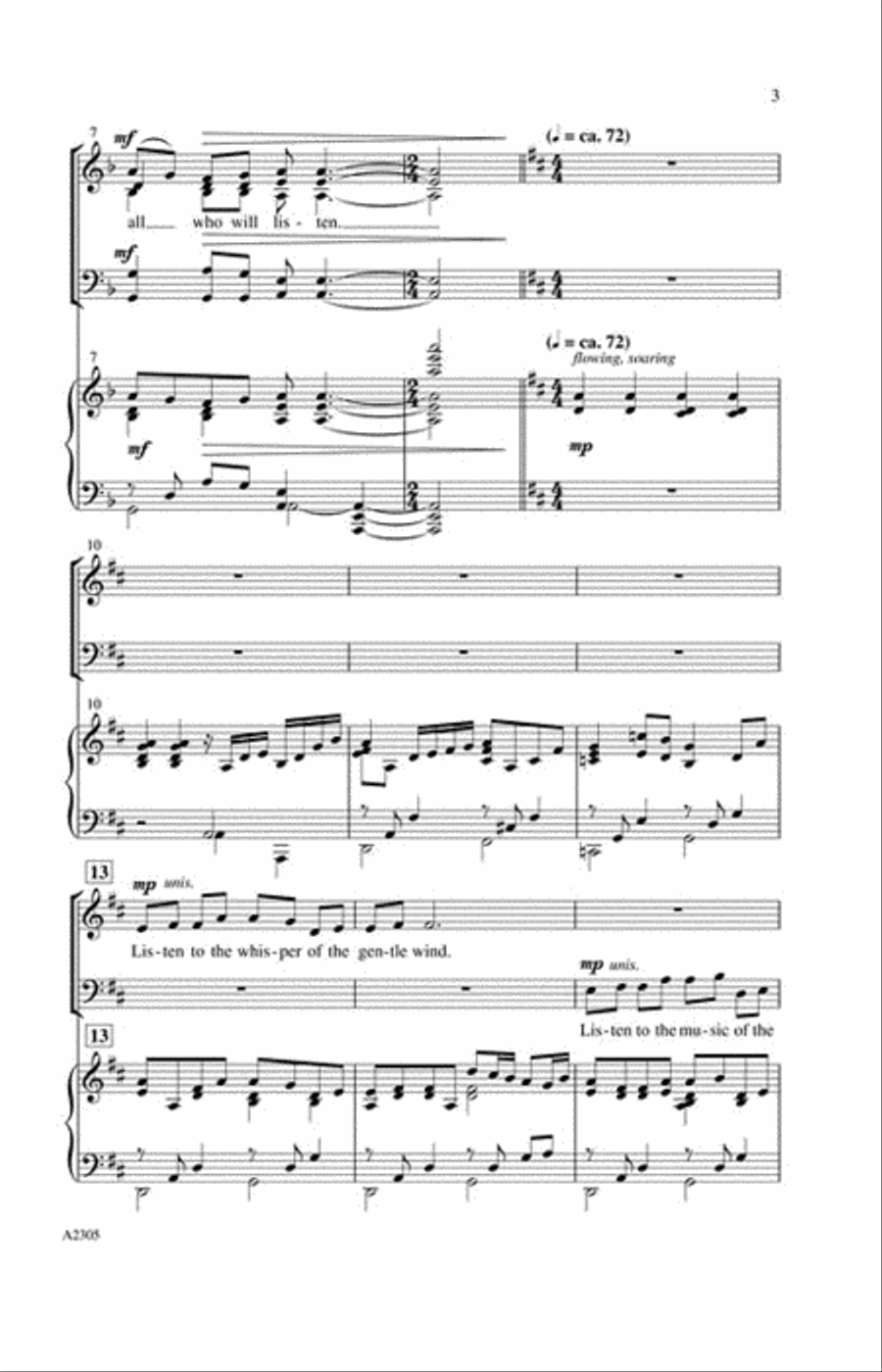 We Are Made for Music 4-Part scores gallery preview page 3