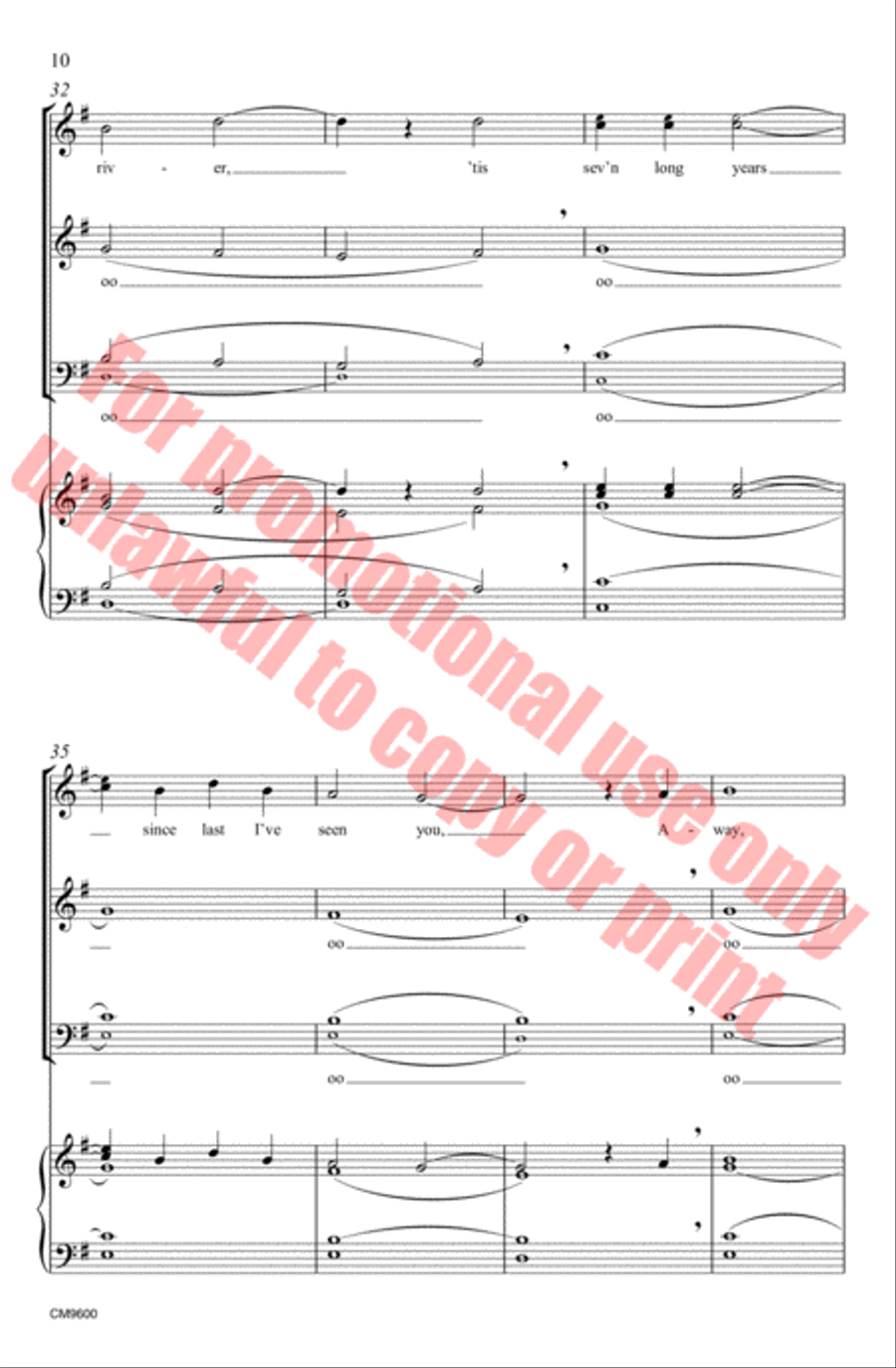 Shenandoah Choir scores gallery preview page 11