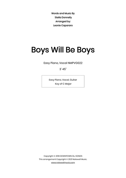 Boys Will Be Boys image number null