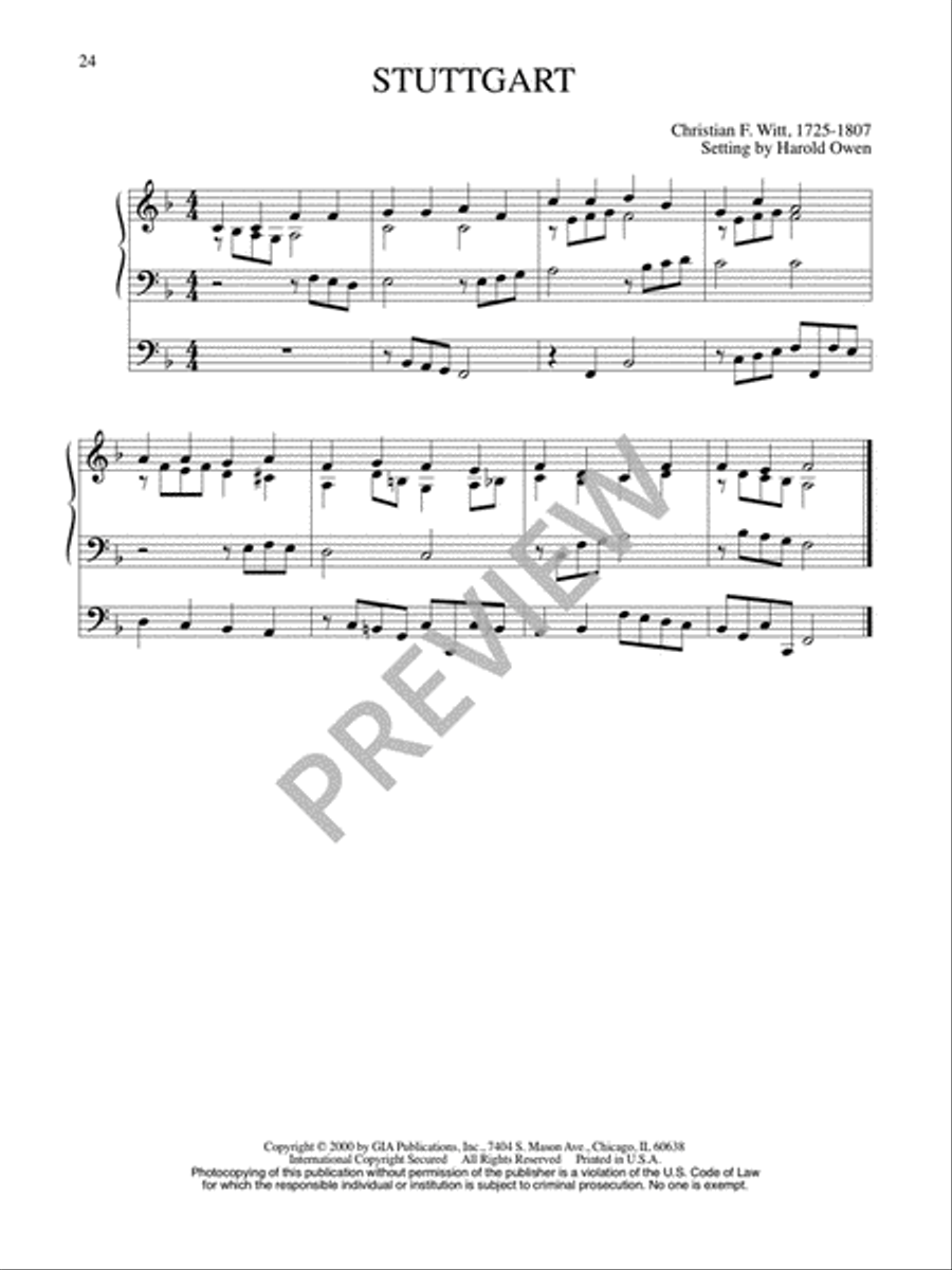 Twenty-Five Organ Harmonizations - Volume 1 Organ scores gallery preview page 26