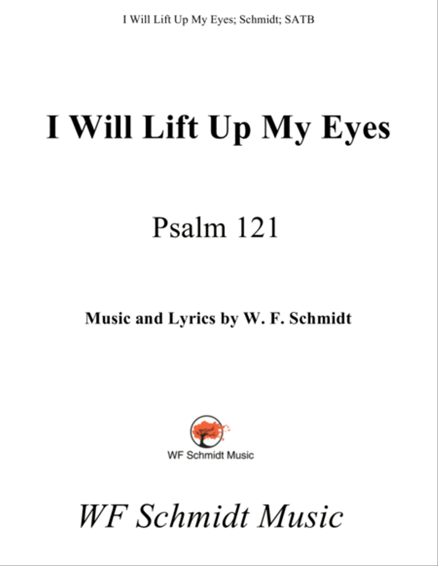 I Will Lift Up My Eyes (Psalm 121) 4-Part scores gallery preview page 1