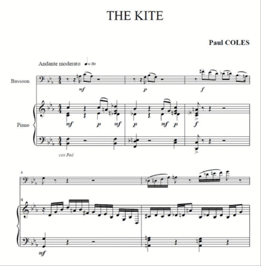 MUE 132 The Kite MUE 132 The Kite Woodwind Duet scores gallery preview page 2