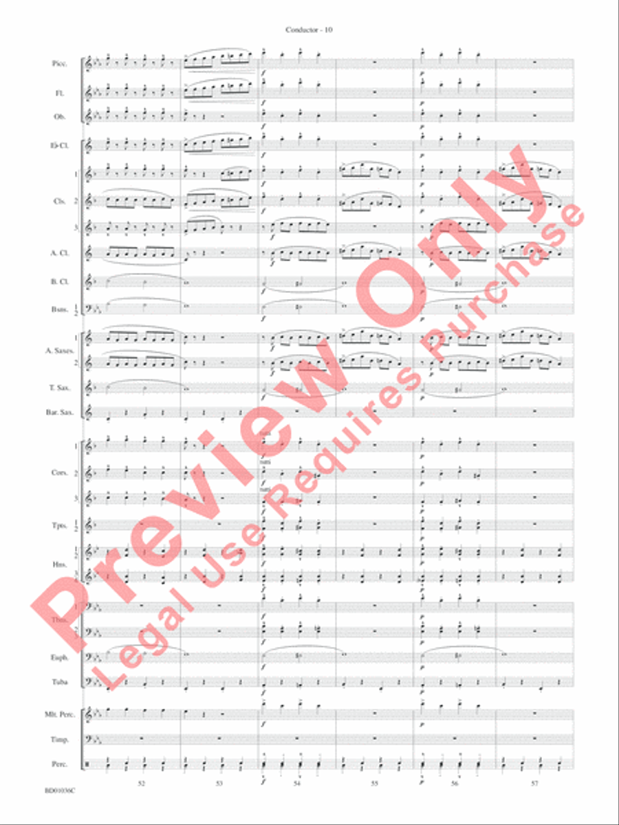 Fiddle-Faddle Concert Band scores gallery preview page 12