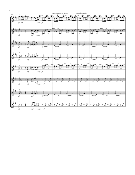 Russian Dance ("Trepak") (from "The Nutcracker Suite") (F) (Saxophone Octet - 4 Alto, 4 Tenor)