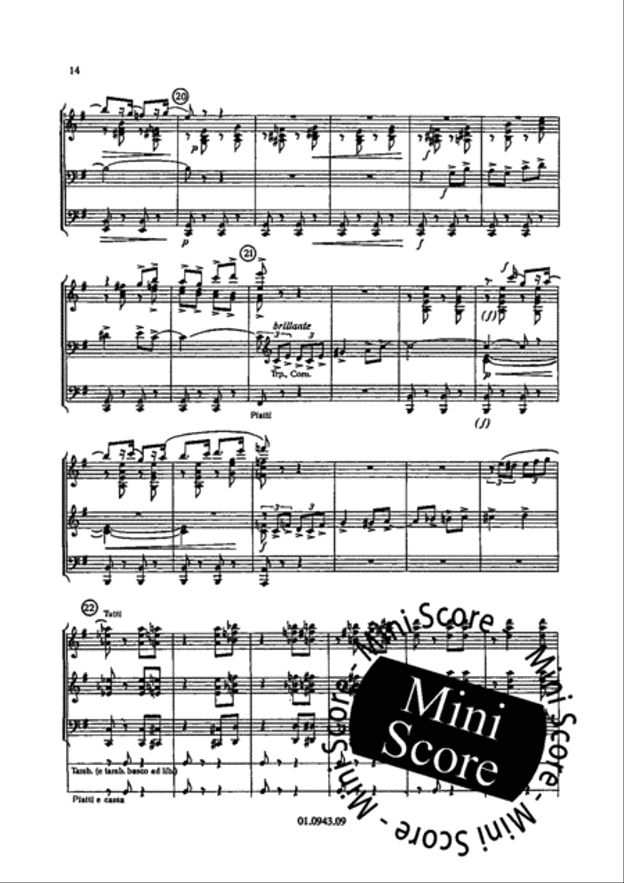 Capriccio Concert Band scores gallery preview page 17