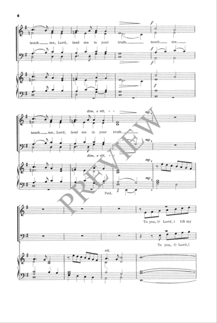 To You, O Lord, I Lift My Soul 4-Part scores gallery preview page 7