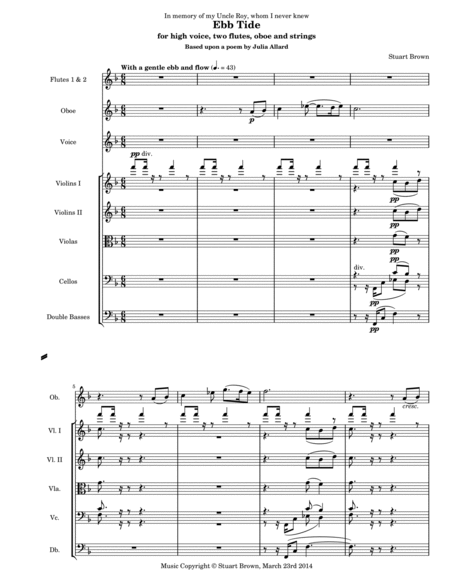 Ebb Tide (Full score only) - Score Only image number null