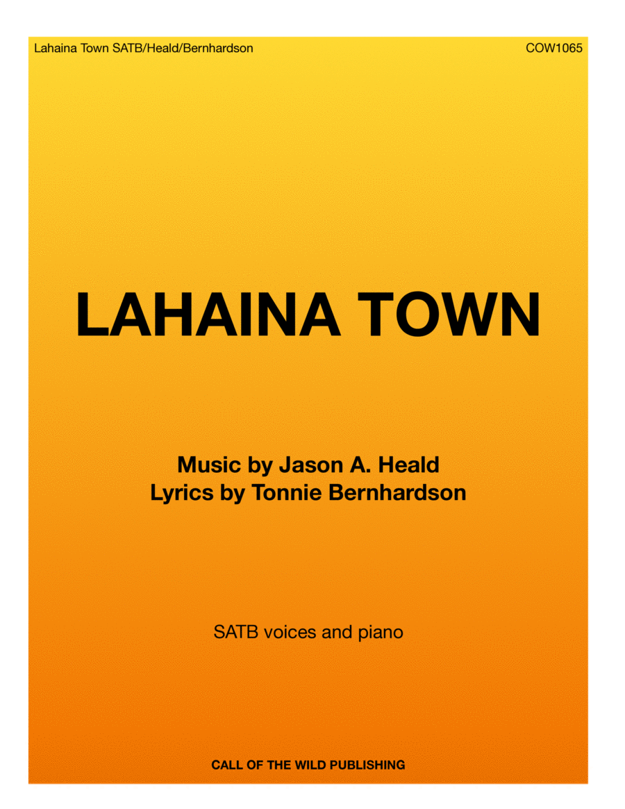 Lahaina Town 4-Part scores gallery preview page 1