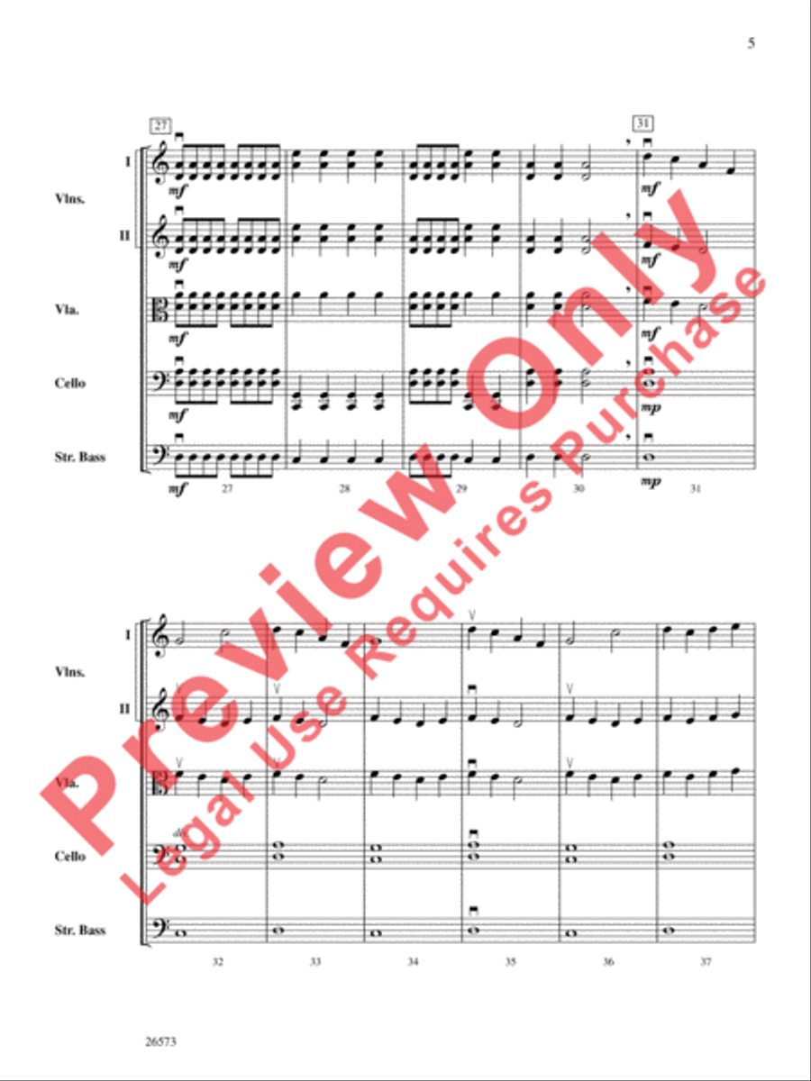 King's Court King's Court String Orchestra scores gallery preview page 6