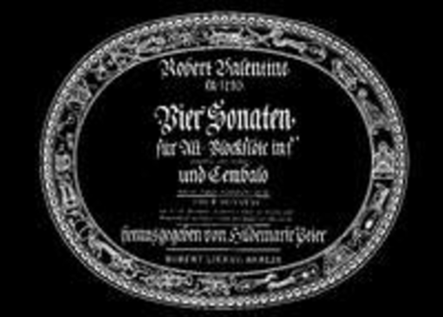 Vier Sonaten Flute scores gallery preview page 1