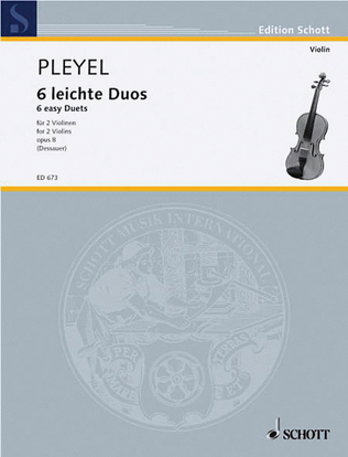 Book cover for Duos Op. 8