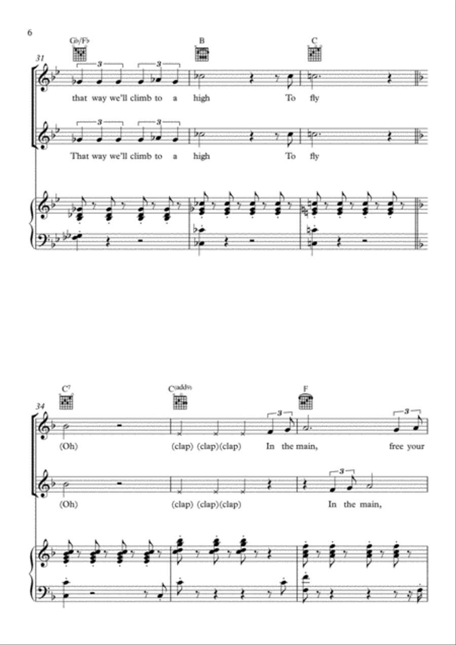 Take The Strain Choir scores gallery preview page 6