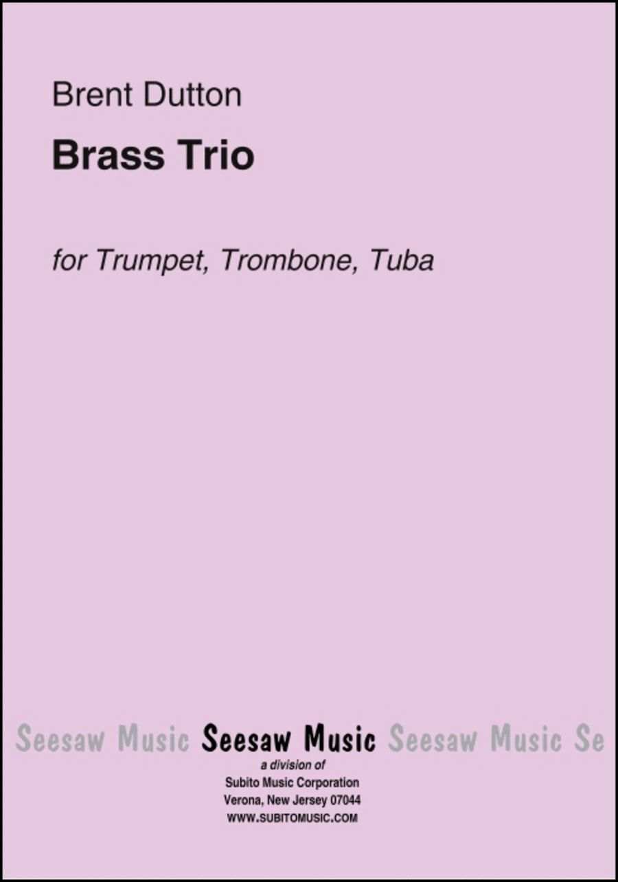 Brass Trio Brass Trio scores gallery preview page 1