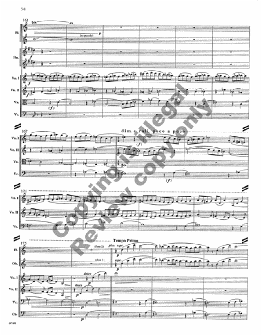 Symphony No. 1 Full Orchestra scores gallery preview page 158