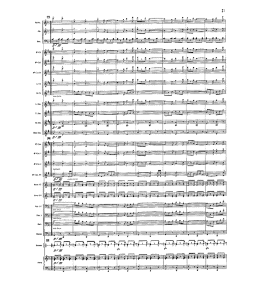 Semper Fidelis Semper Fidelis Concert Band scores gallery preview page 14
