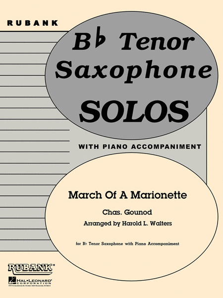 March Of A Marionette - B Flat Tenor Saxophone Solos With Piano
