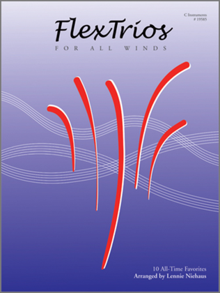 Book cover for FlexTrios For All Winds - Bass Clef Instruments