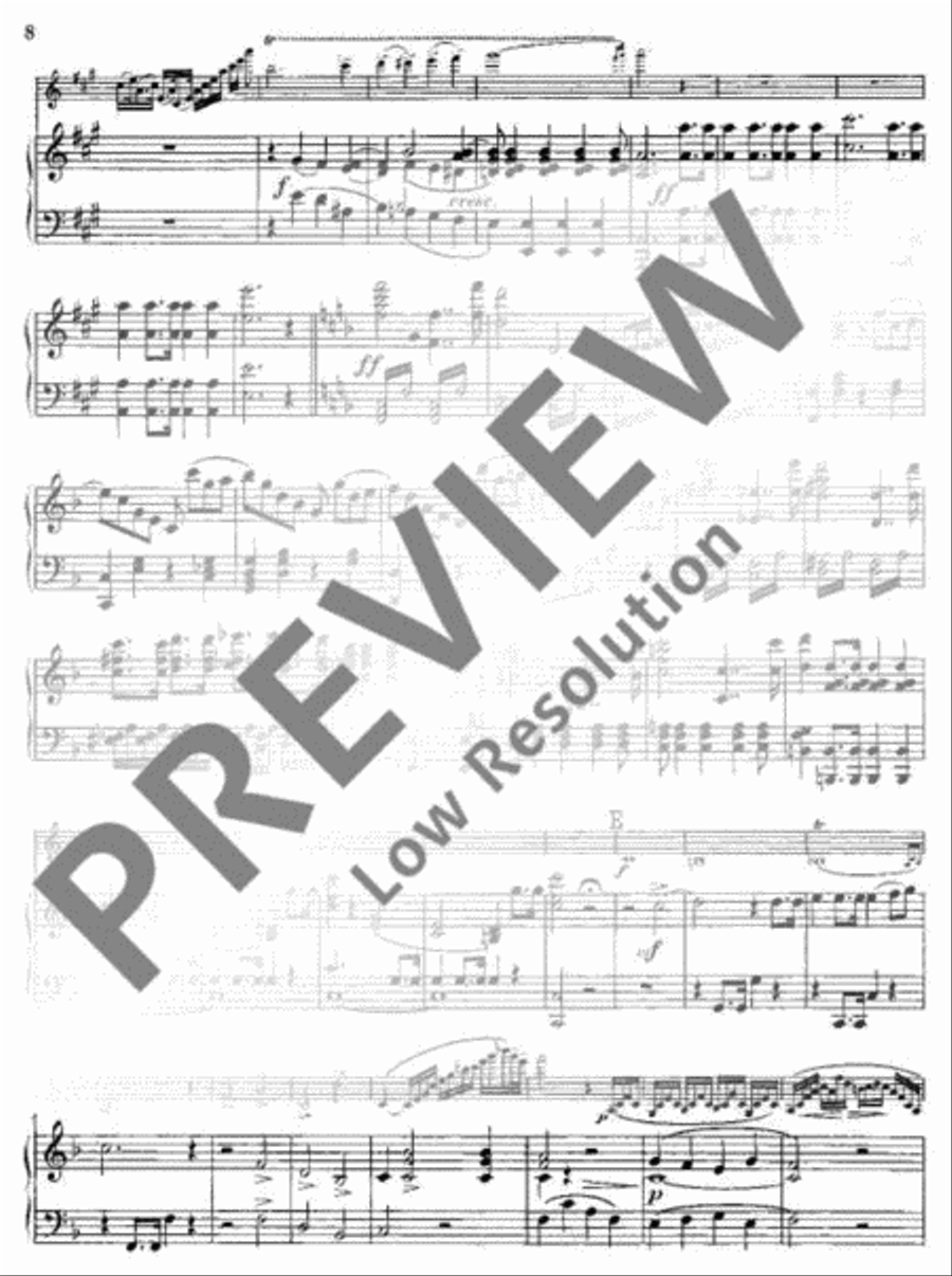 Concerto N°19 D minor Piano scores gallery preview page 9