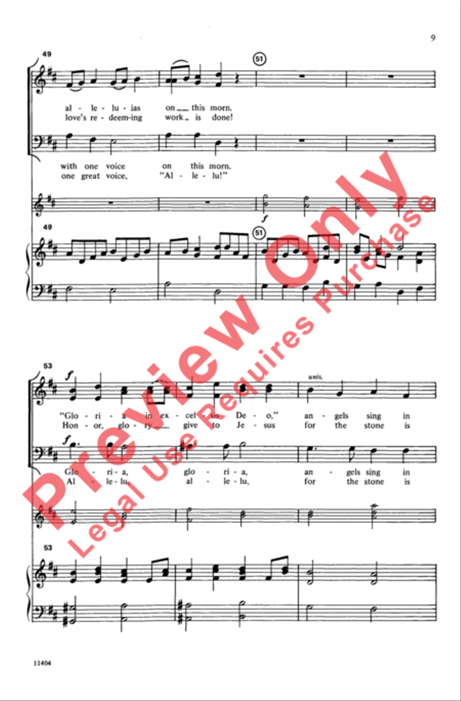 Christmas Joy (Easter Joy) 3-Part scores gallery preview page 9