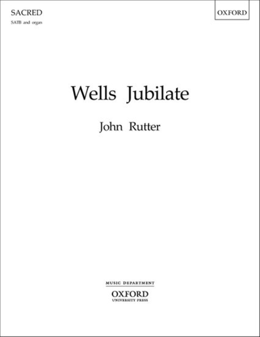 Wells Jubilate 4-Part scores gallery preview page 1