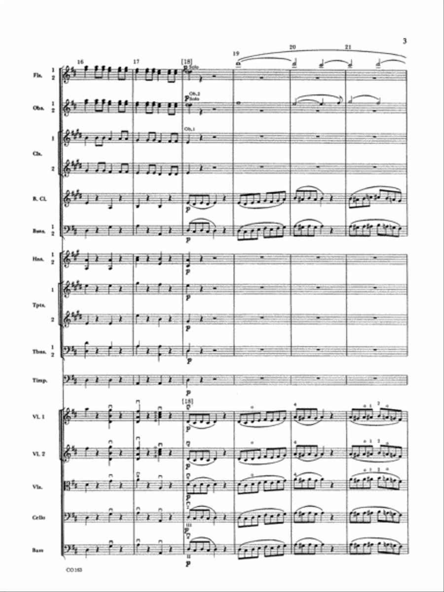 The Marriage of Figaro -- Overture: Score Full Orchestra scores gallery preview page 5