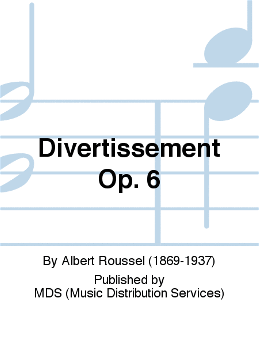 Divertissement op. 6 Bassoon scores gallery preview page 1
