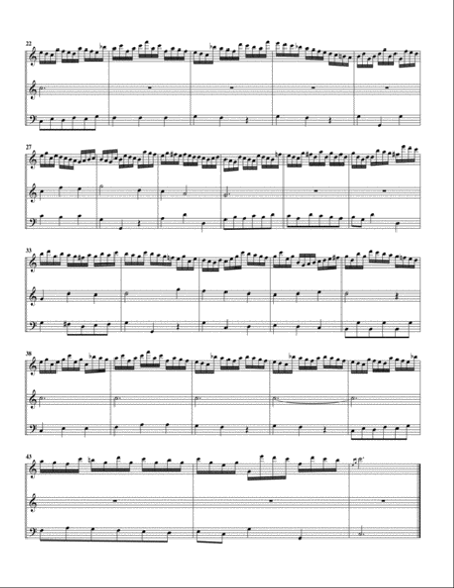 Gelobet seist du, Jesu Christ (arrangement for 3 recorders) Recorder scores gallery preview page 2