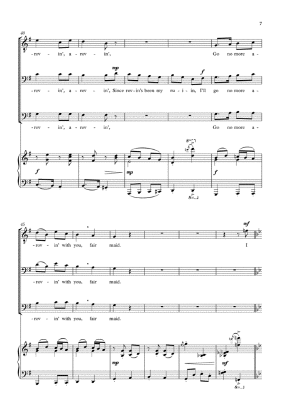 The Maid of Amsterdam Choir scores gallery preview page 6