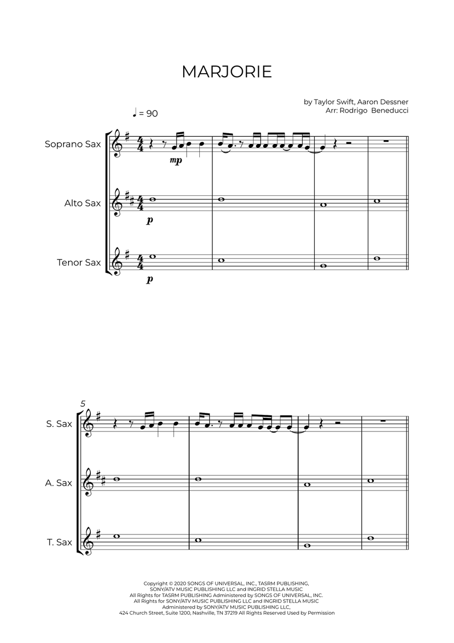 Marjorie Woodwind Trio scores gallery preview page 2
