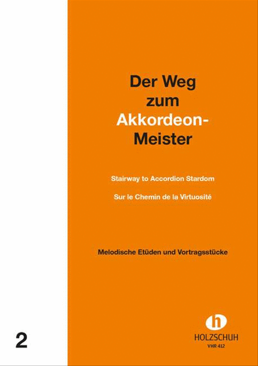 Der Weg zum Akkordeonmeister 2 Vol. 2 Accordion scores gallery preview page 1