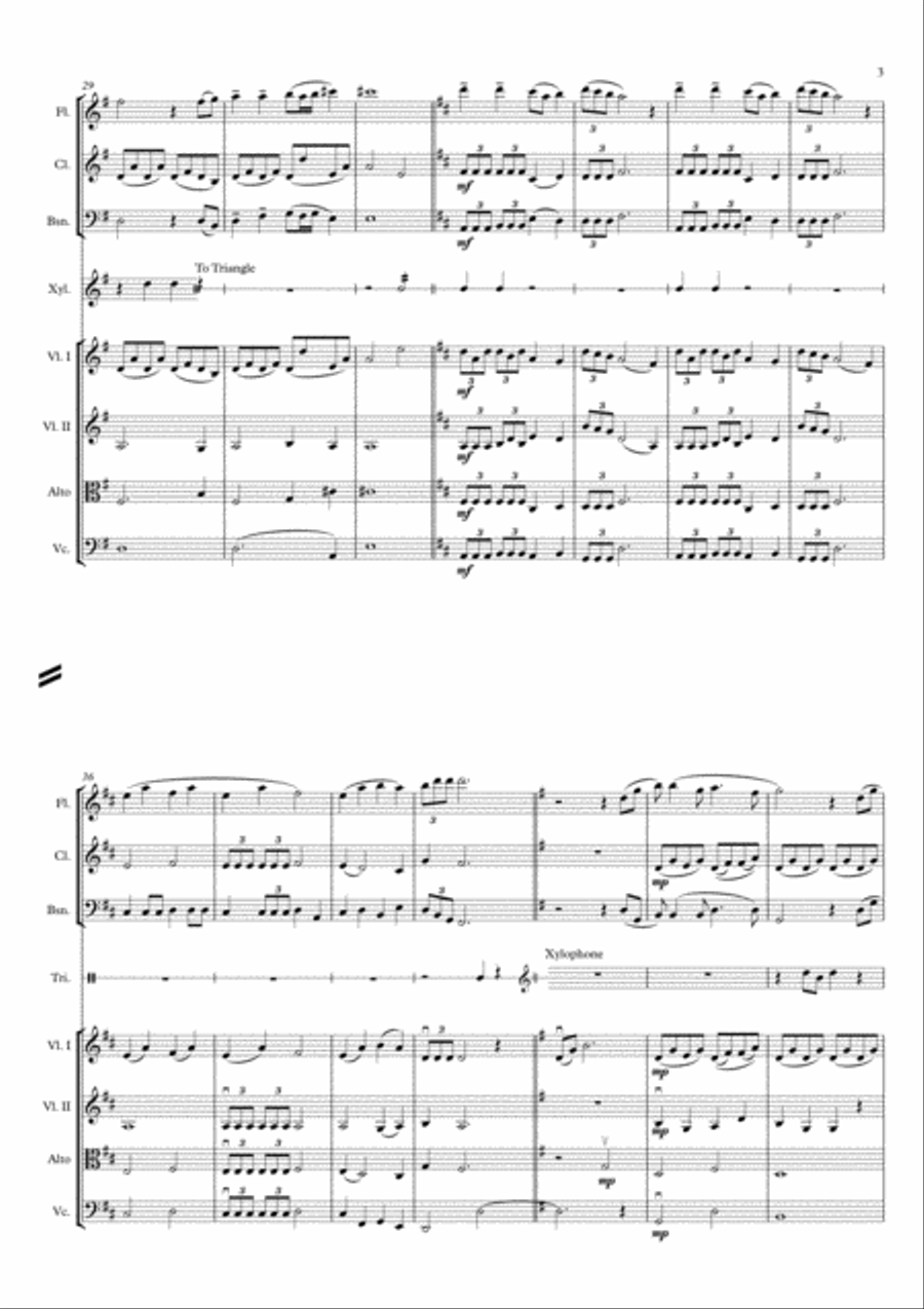 Le lutin artiste Unison Choir scores gallery preview page 3