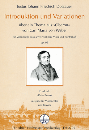 Introduktion und Variationen uber ein Thema aus "Oberon" von Carl Maria von Weber, op. 98 / KlA