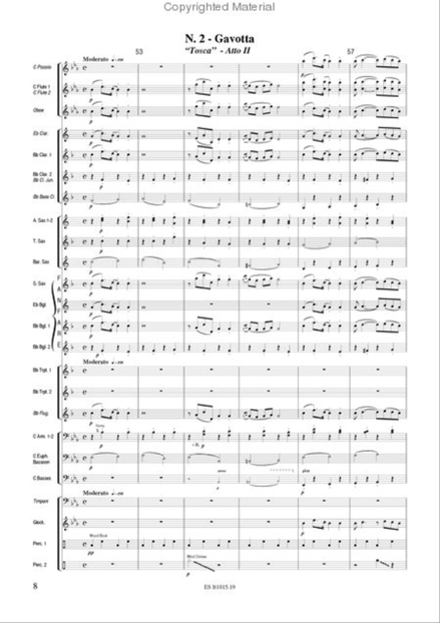 Moments From Puccini Moments From Puccini Concert Band scores gallery preview page 4