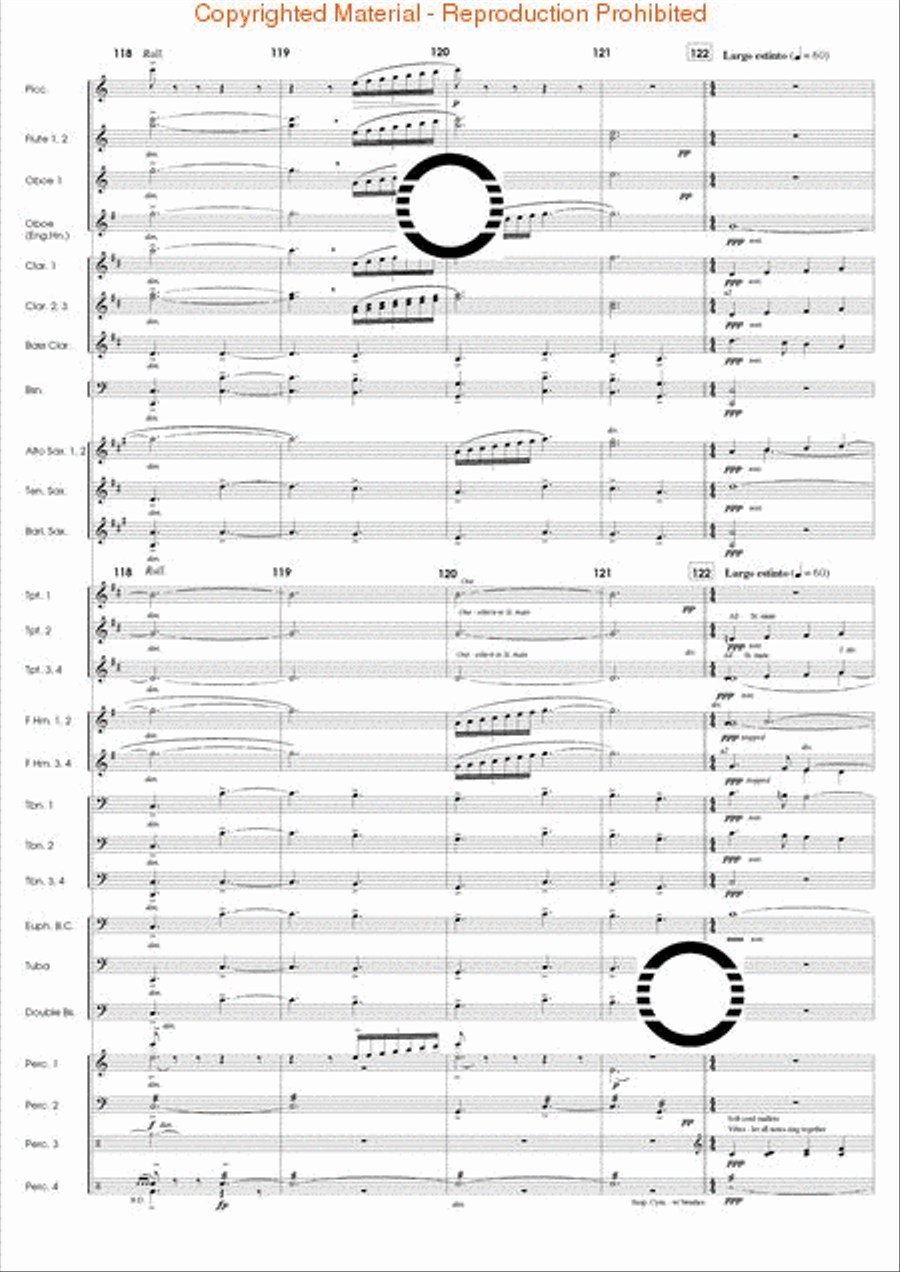 The Eagle's Flight Concert Band scores gallery preview page 24