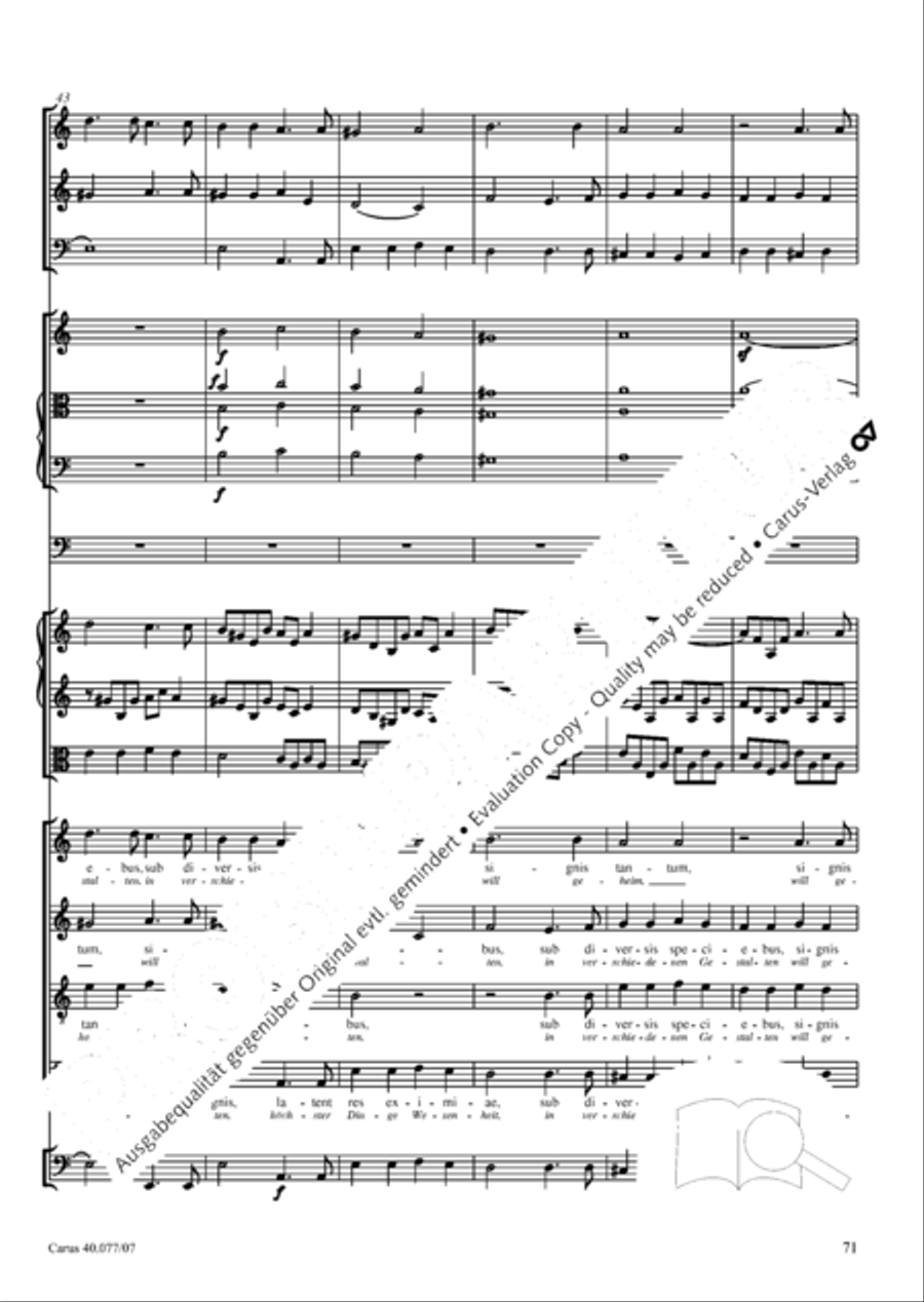 Lauda Sion 4-Part scores gallery preview page 84