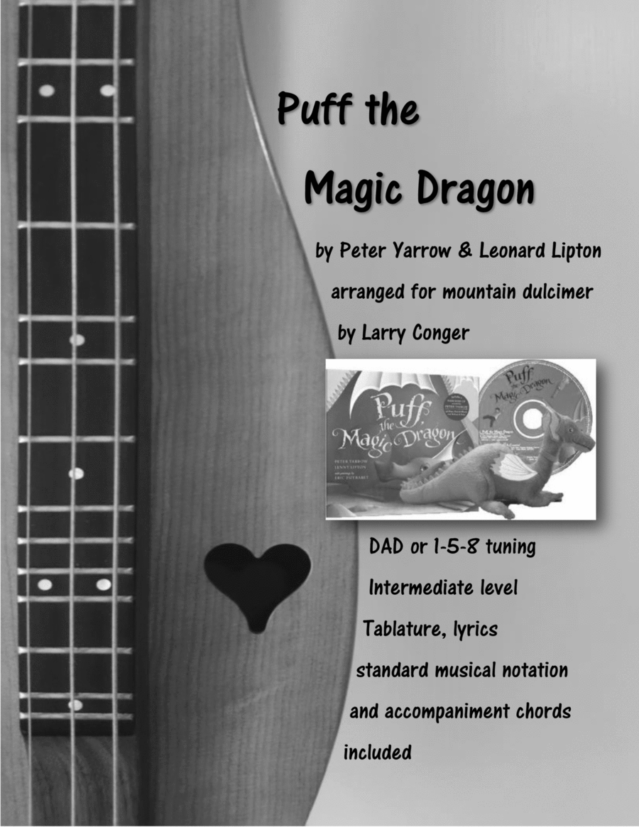 Puff The Magic Dragon Dulcimer scores gallery preview page 1