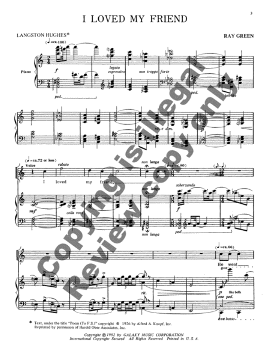 American Art Song Anthology, Volume 1: Contemporary American Songs for High Voice and Piano High Voice scores gallery preview page 3
