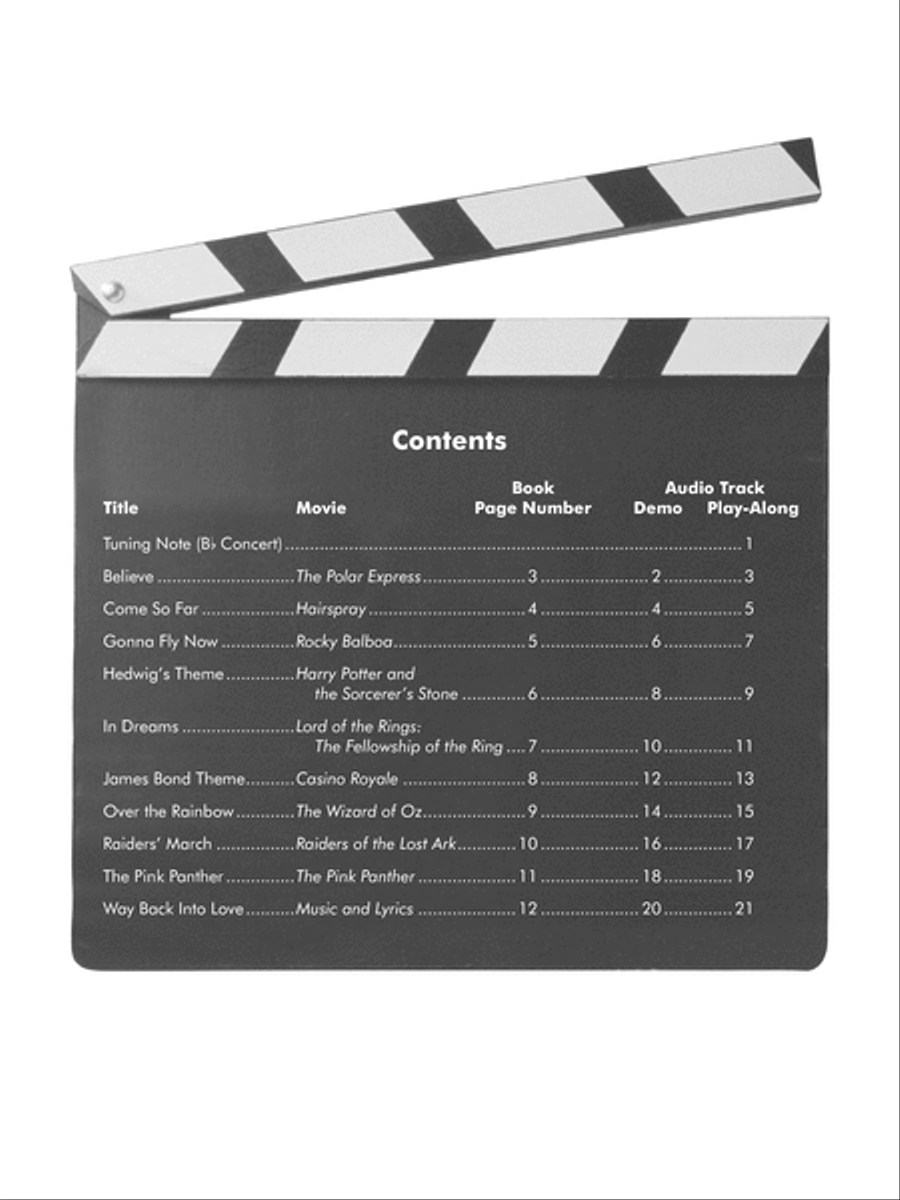 Easy Popular Movie Instrumental Solos Trumpet Solo scores gallery preview page 2