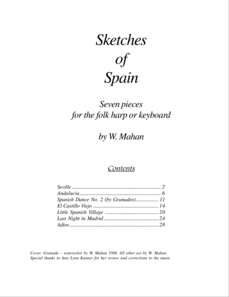 Sketches of Spain Harp scores gallery preview page 2