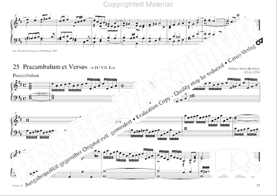 Organo pleno. Orgelstucke zum Ein- und Auszug Organ Solo scores gallery preview page 41