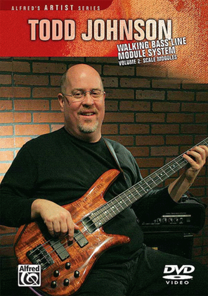 Book cover for Todd Johnson Walking Bass Line Module System, Volume 2