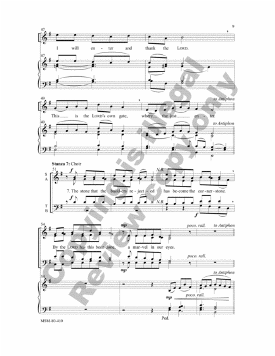 Christ Has Become Our Paschal Sacrifice: Communion Antiphon for Easter 4-Part scores gallery preview page 9